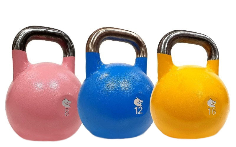 MORGAN COMP STEEL KETTLEBELL PACK 3PCS (8KG + 12KG + 16KG)